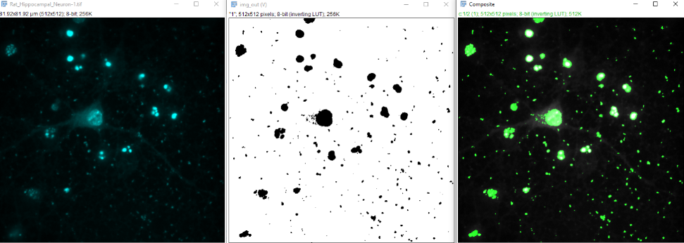 Left to right: Image, Gaussian filter, Composite